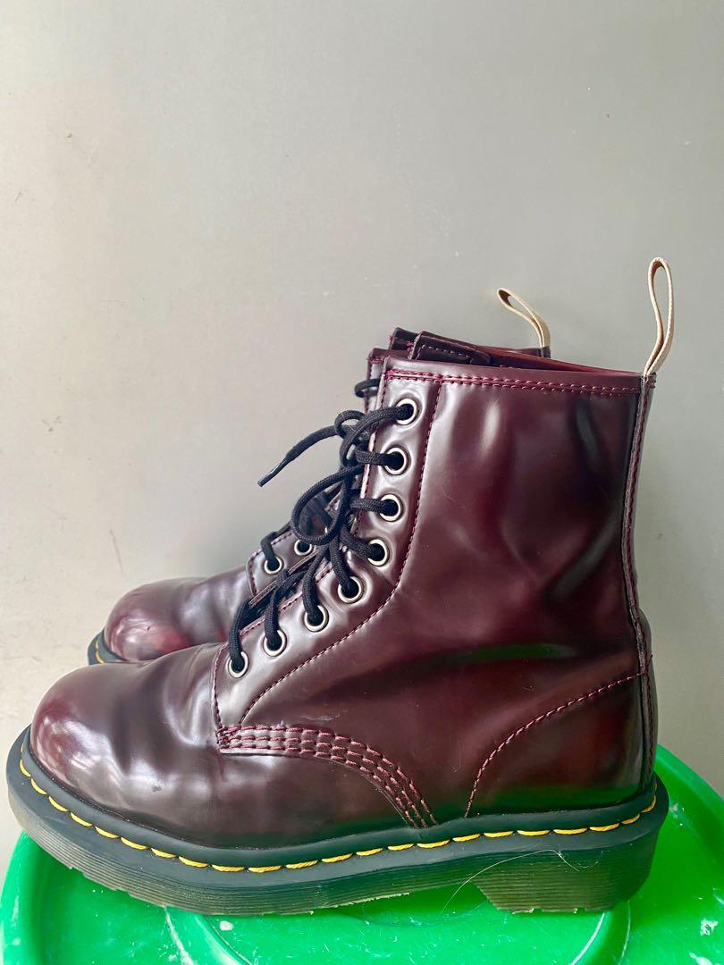 Glossy dr martens sales