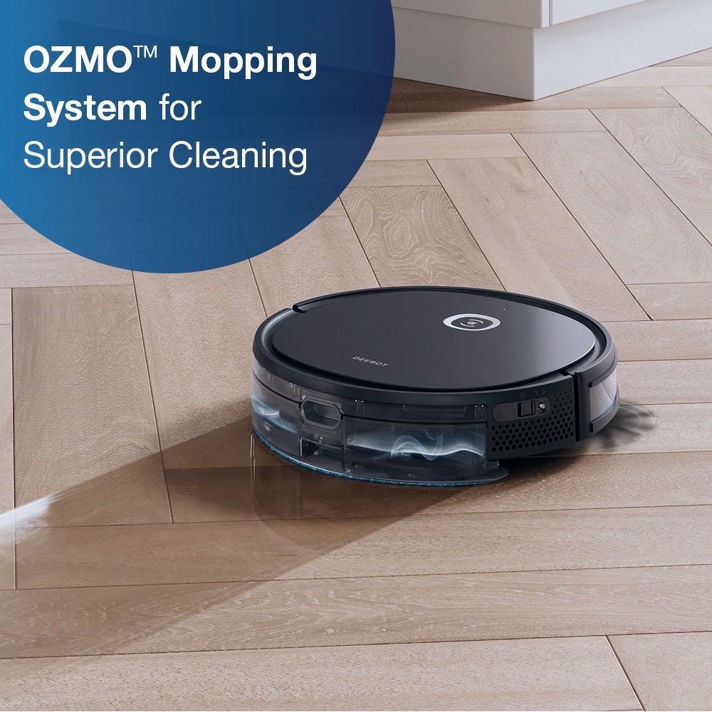 ECOVACS DEEBOT U2 PRO CORDLESS ROBOTIC VACUUM + MOPPING CLEANER, TV