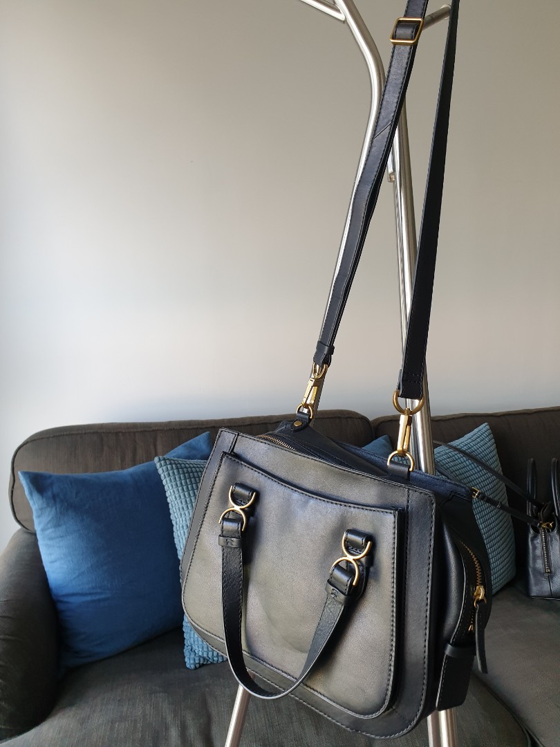 Fossil brooke store leather satchel