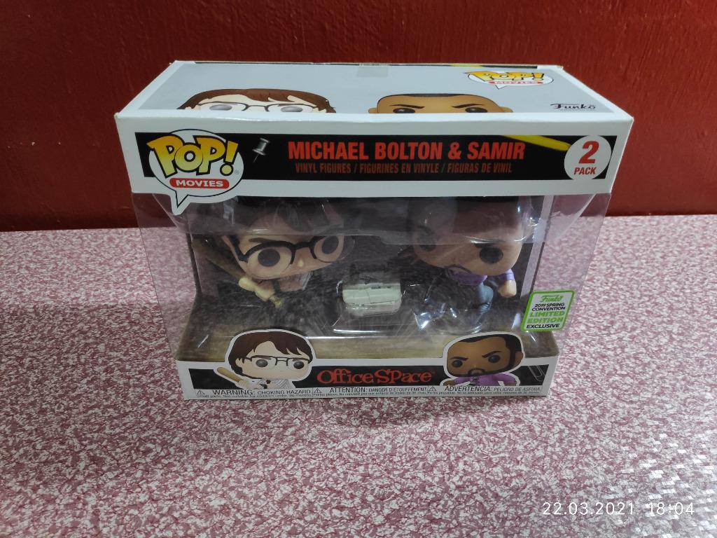 Funko Pop Office Space Michael Bolton and Samir Hobbies Toys Toys Games on Carousell