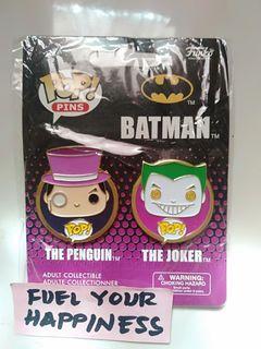 Funko Pop Pins Batman Villains Penguin Joker Not Toy Figures