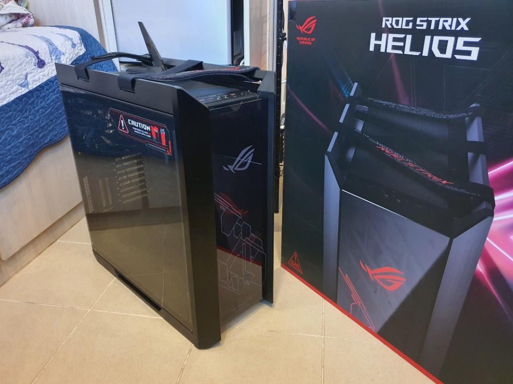 Gaming Pc Desktop Msi Meg X570 Godlike Asus Rog Strix Helios Electronics Computers Desktops On Carousell