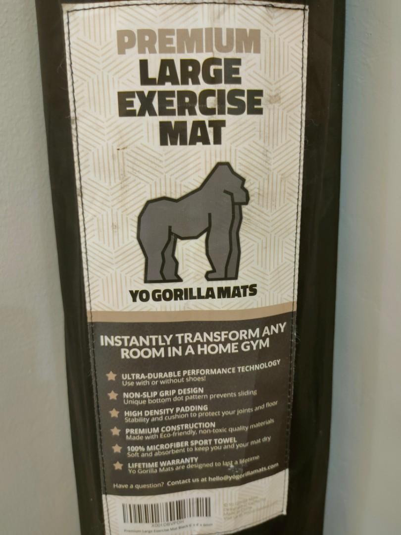 Premium Large Exercise Mat - Yo Gorilla Mats