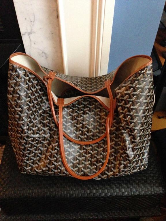 Goyard st louis 2025 gm black and tan