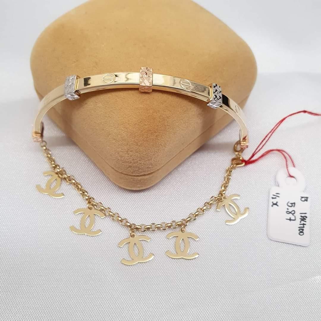Half bracelet sales half bangle