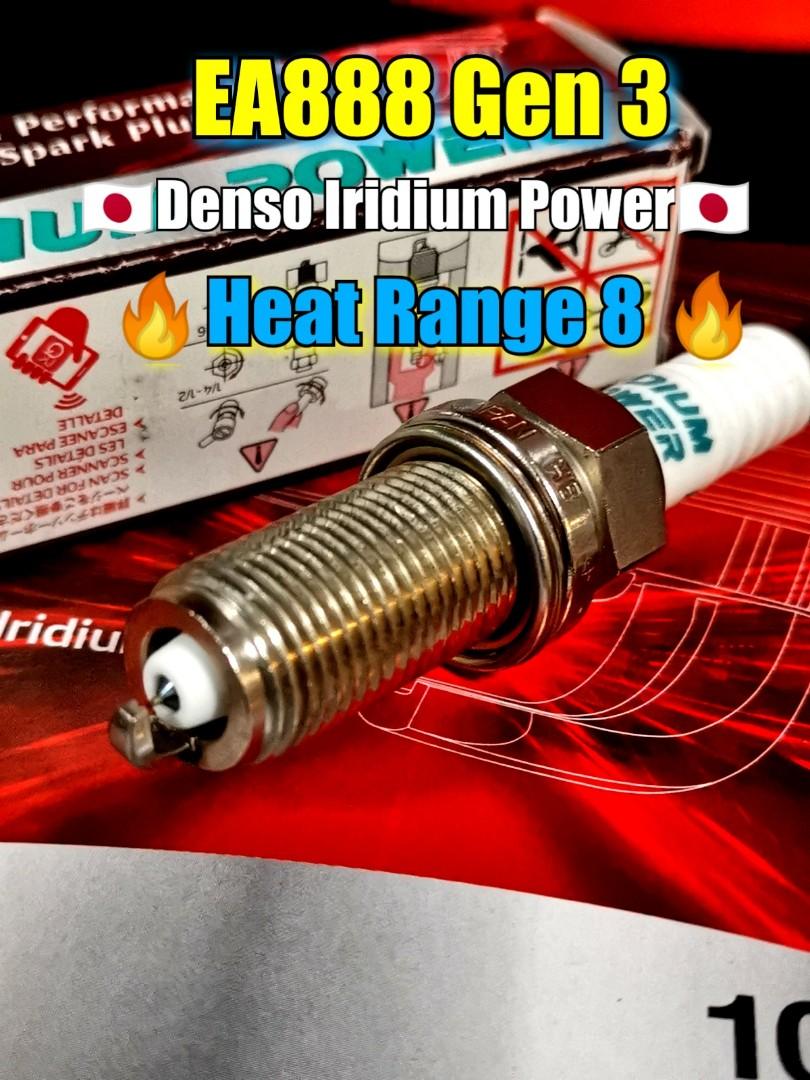 Denso Iridium IKH24 Performance spark plugs x4 Audi VW 1.8 2.0 TFSI TSI EA888