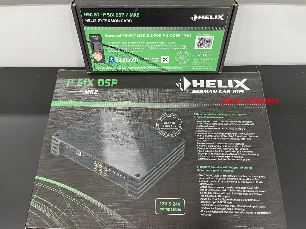 Helix P SIX DSP MKII - with HEC BT, Auto Accessories on Carousell