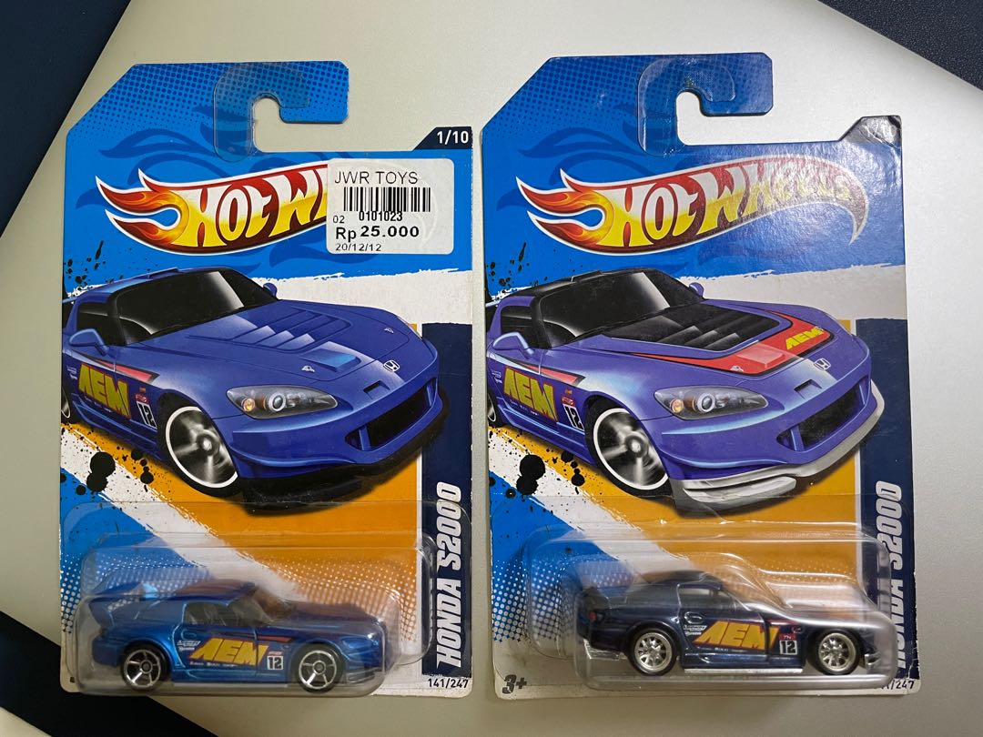 Hot Wheels Honda S2000 Super Treasure Hunt and Mainline Hobbies
