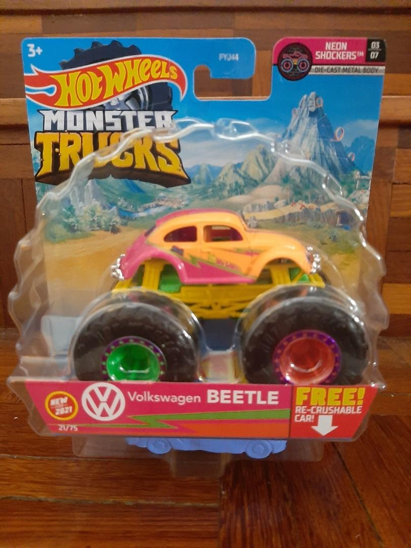 Hotwheels Monster Trucks Vw Beetle Toys Games Diecast Toy Vehicles On Carousell