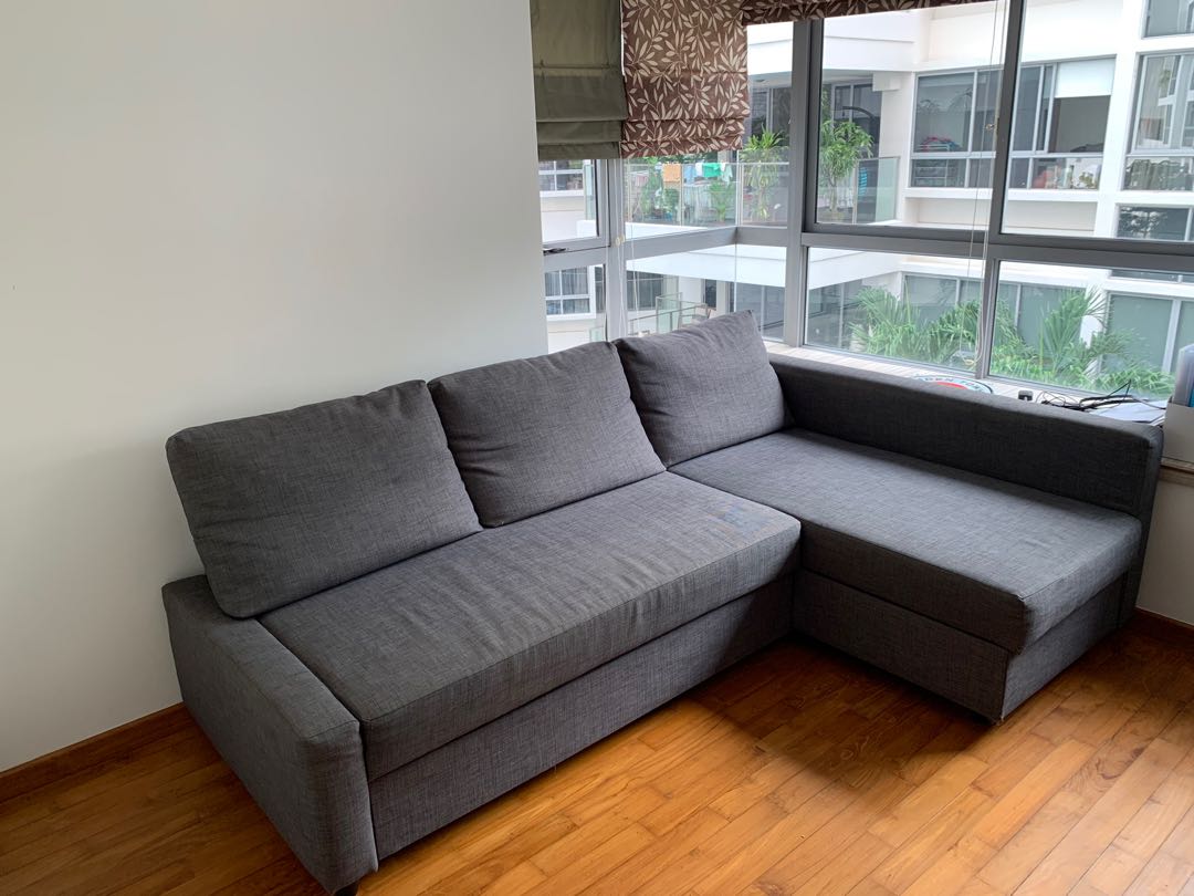 IKEA Friheten Lshaped Sofa bed with Storage, Furniture & Home Living
