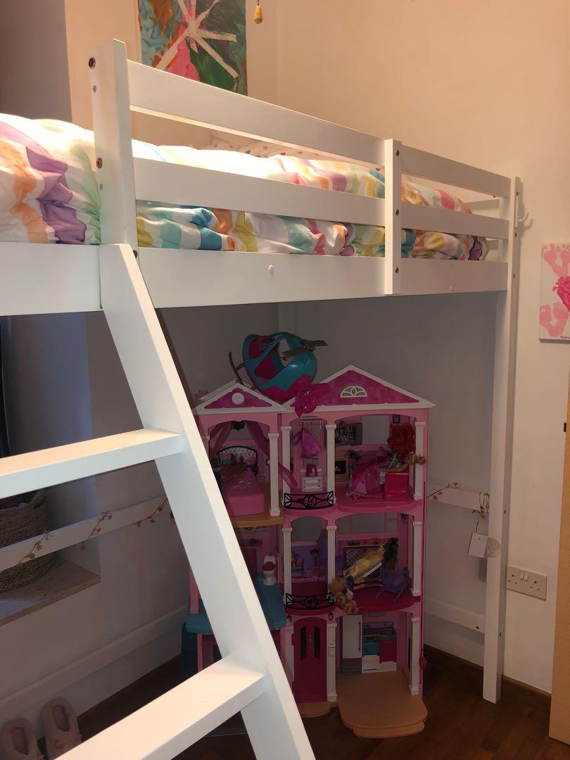 IKEA loft bed, Furniture & Home Living, Furniture, Bed Frames