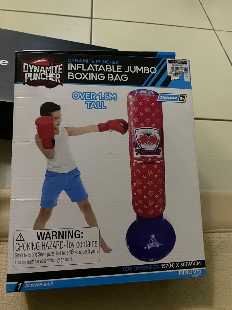 Inflatable jumbo boxing bag, Hobbies & Toys, Toys & Games on Carousell