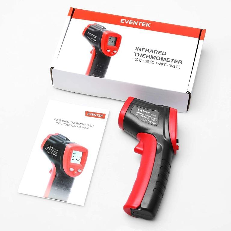 Infrared Thermometer, Eventek IR Laser Thermometer, NonContact Digital