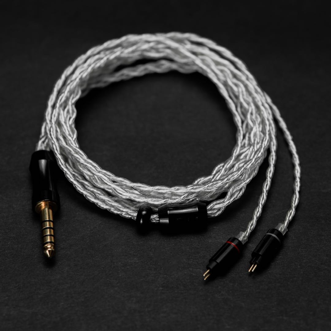 Iron Cables Luna 26 AWG Silver Plated Copper SPC Litz OCC CIEM IEM