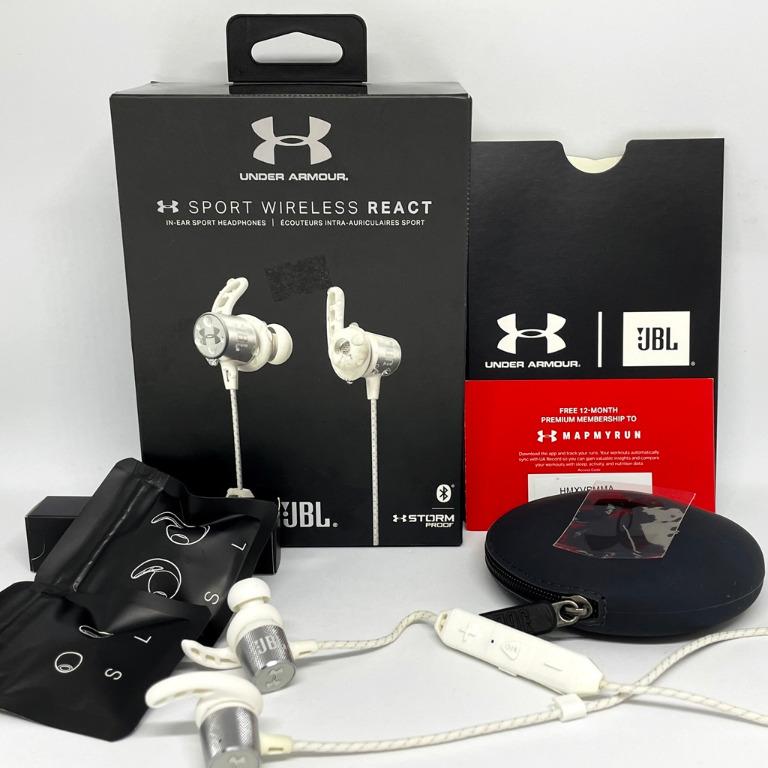 JBL UnderArmour React Sport Wireless Earphone Audio Earphones on