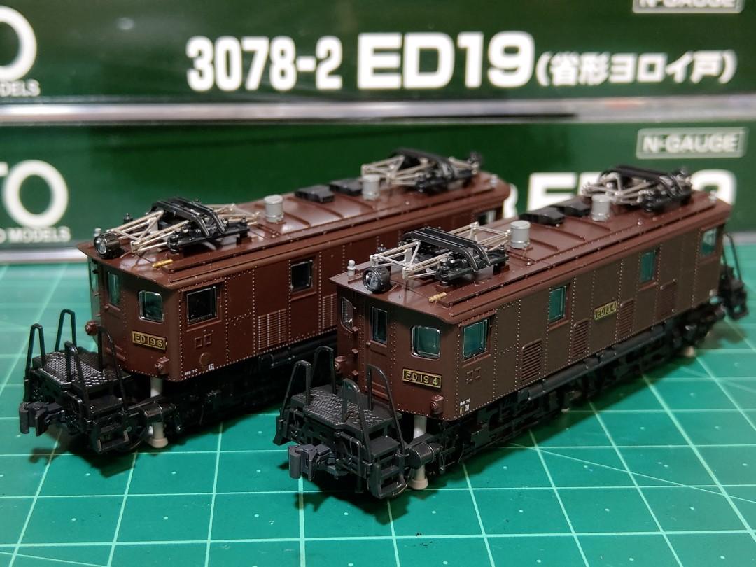 KATO 3078 ED19 ウェザリング加工品 - 鉄道模型