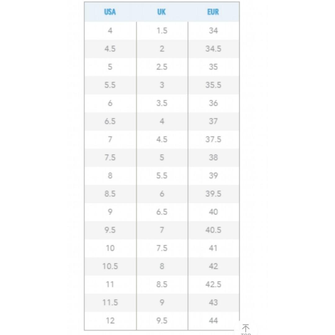 Keds size chart best sale women's