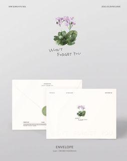Kim Sung Kyu 1st Single Album - Won’t Forget You