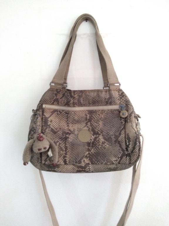 Kipling snake outlet print bag