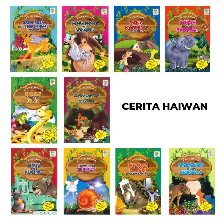 Kombo Cerita Haiwan, Books u0026 Stationery, Childrenu0027s Books on Carousell