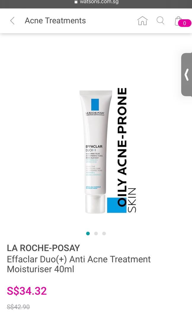 effaclar duo moisturiser