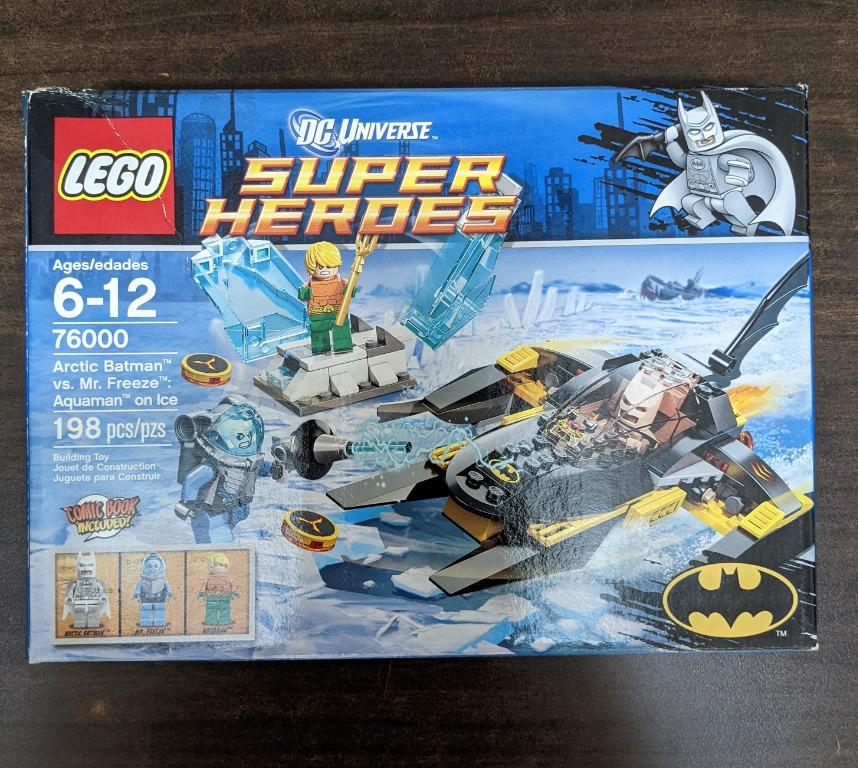 Lego 76000 DC Super Heroes Arctic Batman vs Mr. Freeze Aquaman on Ice,  Hobbies & Toys, Toys & Games on Carousell