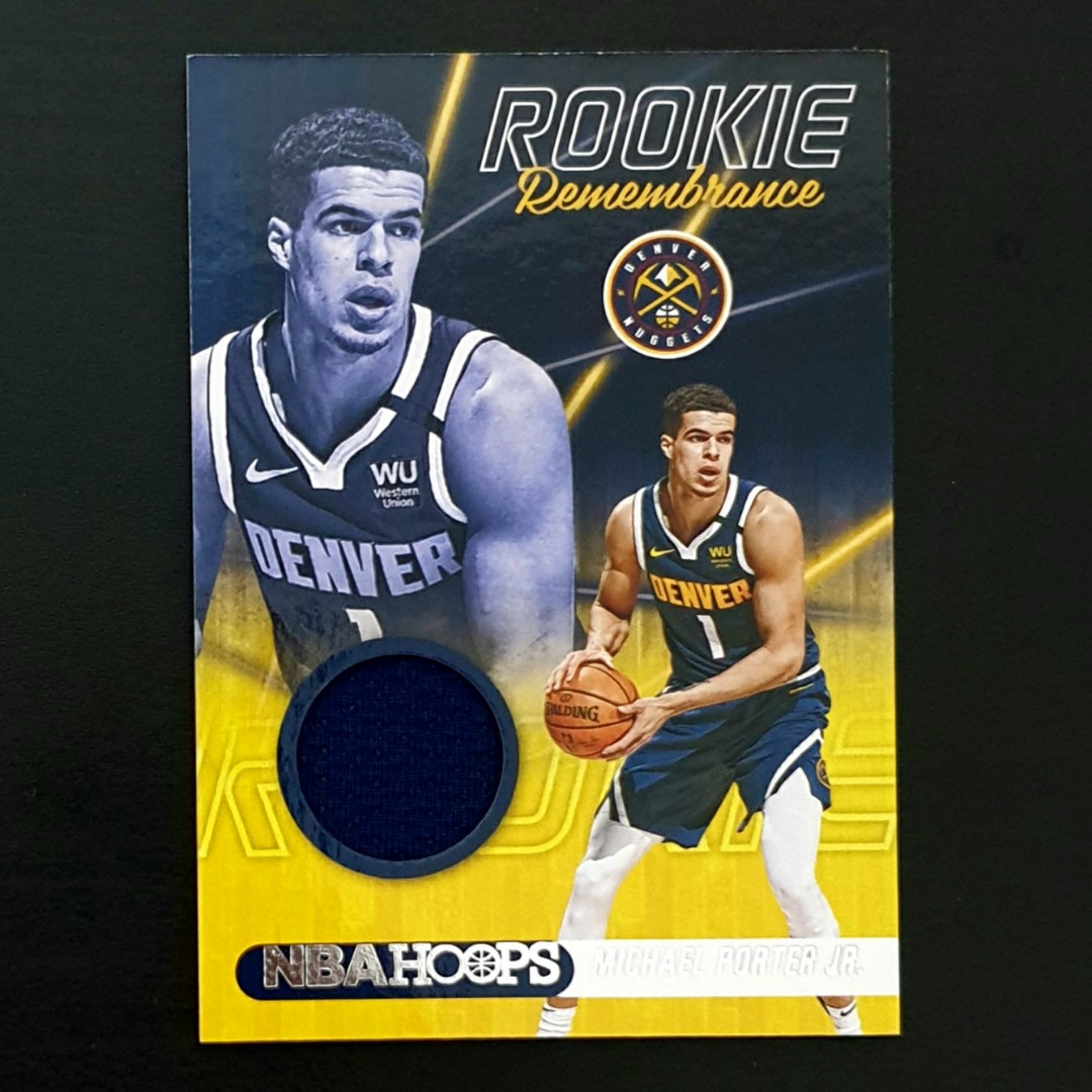 Michael Porter Jr NBA Hoops 202021 Rookie Remembrance Jersey Patch NBA Cards *PLS READ