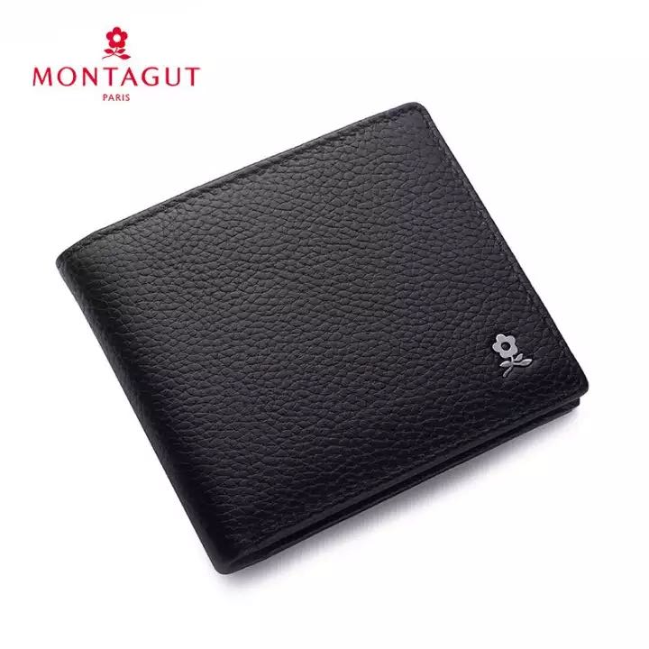 Montagut Designer Wallet Billfold Mens Leather Paris Designer