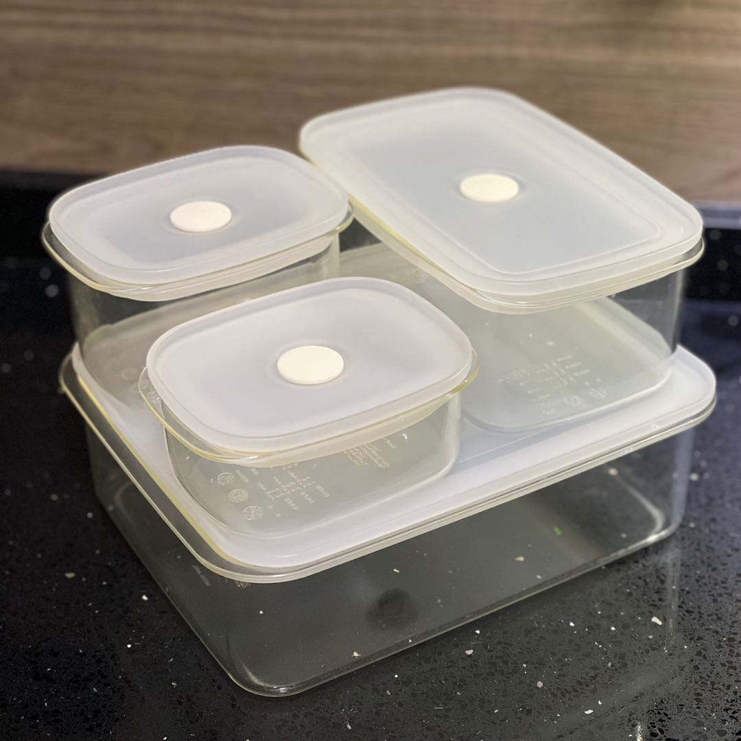 Muji Containers set (bundle), Furniture & Home Living, Kitchenware
