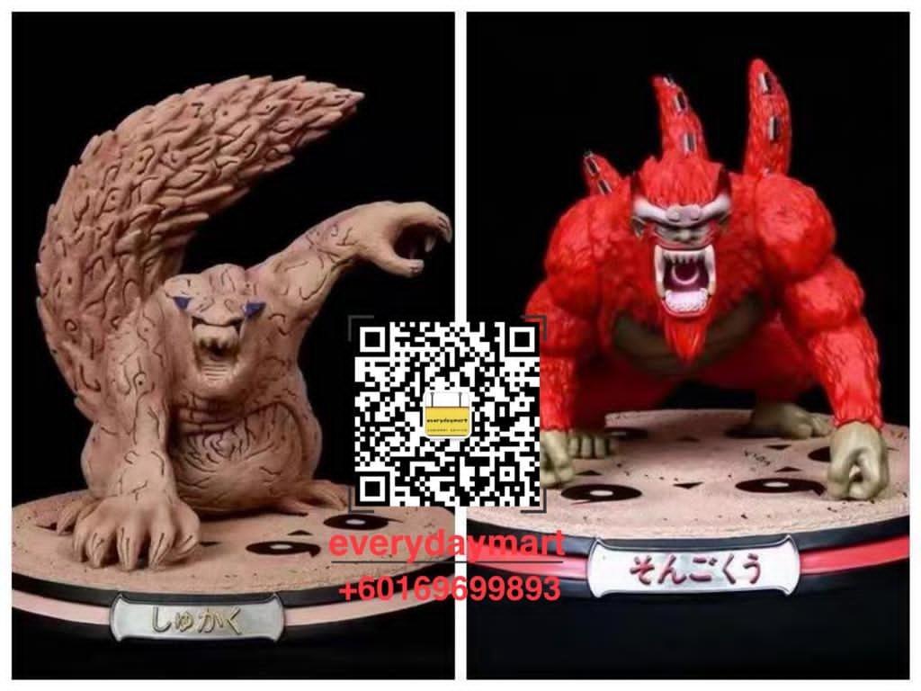 Naruto Shukaku1 Tail Steven Kun4 Tails Tail Beast Statues Action Figure Toys 火影忍者共鸣系列一尾守鹤尾兽四尾孙悟空 模型手办摆件 Toys Games Action Figures Collectibles On Carousell