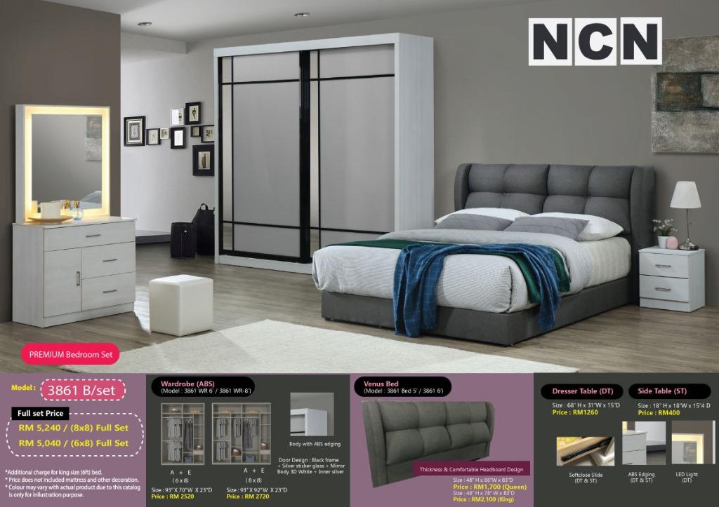 Ncn Bedroom Set 3861 Home Furniture Others On Carousell