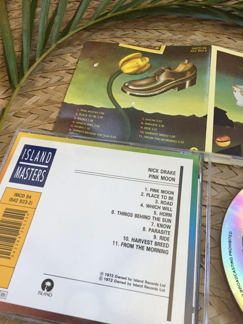 Nick Drake - Pink Moon (Category: CDs & DVDs) located in Muntinlupa City. Submitted by ahermosa (Listing ID 1076799843, Image 3). Description: Preloved cds for sale - all imported Japan pressings VG to VG+ condition Pickup in Madrigal Alabang, shipping via jrs, no meetups. You may check my available LP and CD records for sale by clicking on this link - https://docs.google.com/spreadsheets/d/1IVKaA_WSrEslHzeN0BAIsZ5BJayLJswkIXWDpw7V_54/edit?usp=sh