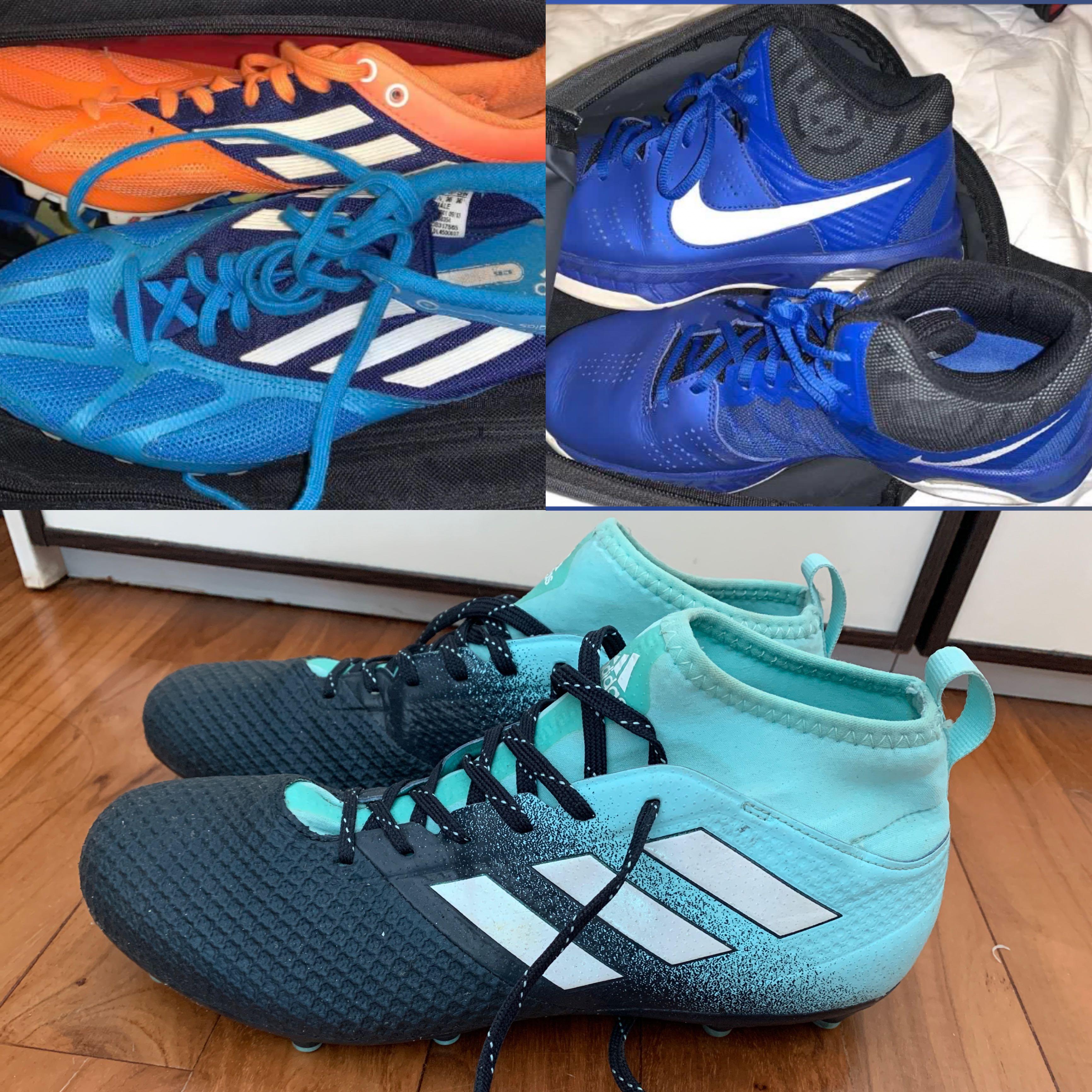 sports shoes of football
