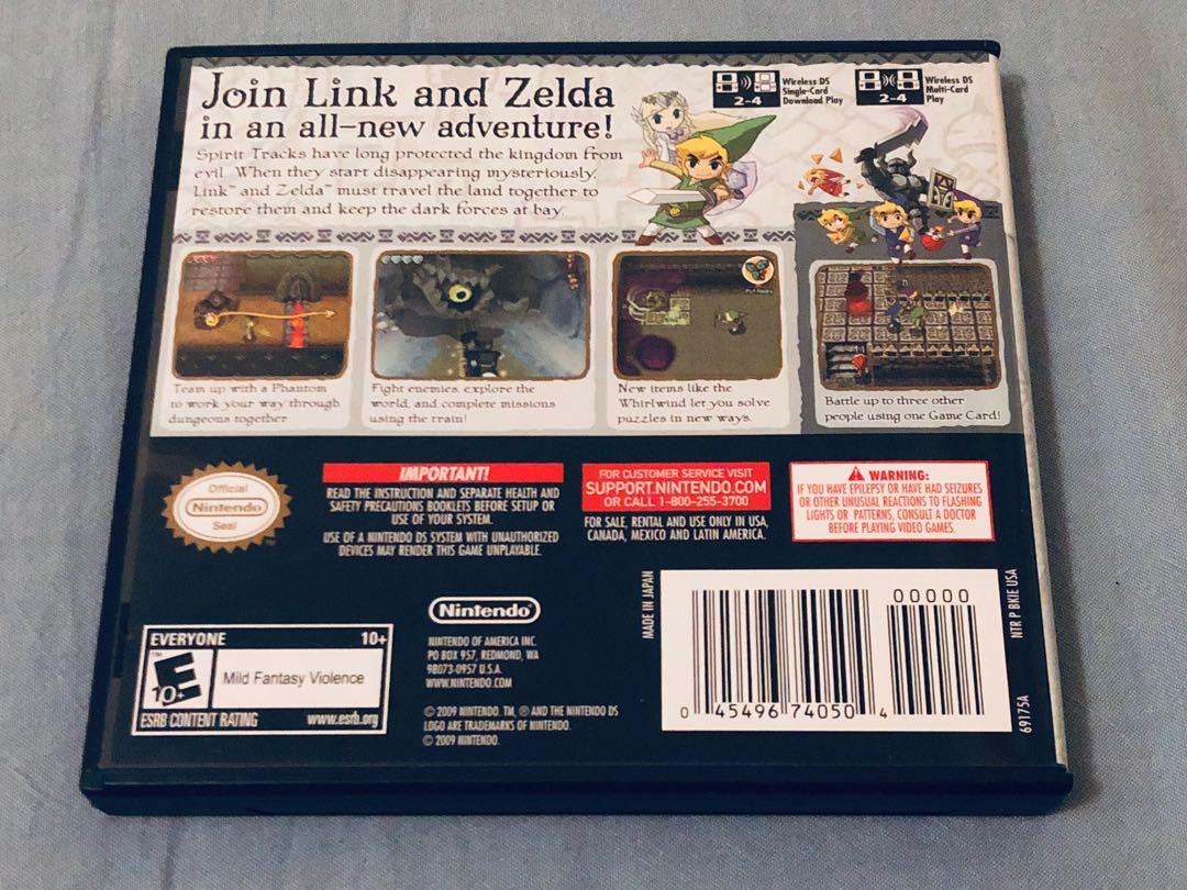 NDS game - The Legend of Zelda: Spirit Tracks, 電子遊戲, 遊戲機配件, 遊戲禮物卡及帳戶