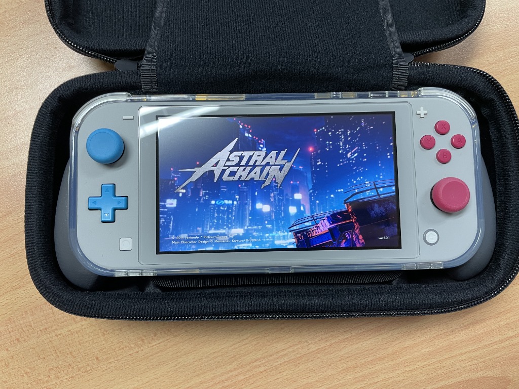 Nintendo Switch lite jailbreak 256gb w skull & co case, Video Gaming