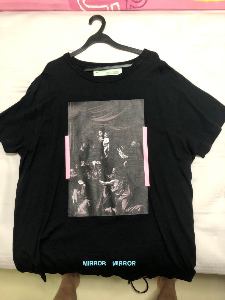 Off White Main Label 2013 Virgil Abloh Tee , Men'S Fashion, Tops & Sets,  Formal Shirts On Carousell