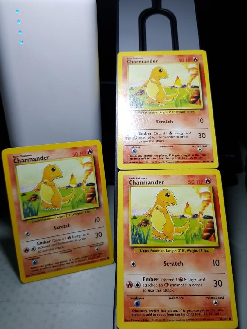 Pokemon card tcg - Charmander base set LP, Hobbies & Toys, Toys & Games on  Carousell