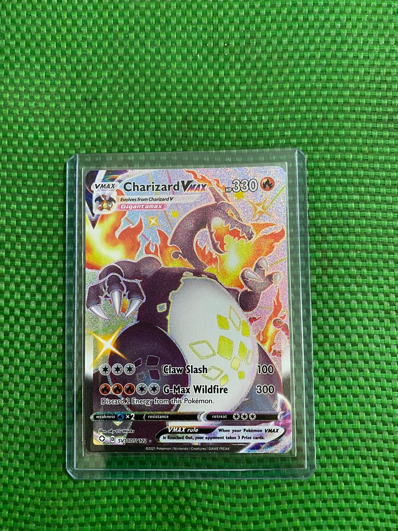 Pokemon Cards Tcg Shining Fates Champions Path Charizard Vmax Shiny And Rainbow Hyper Rare New Hobbies Toys Toys Games On Carousell