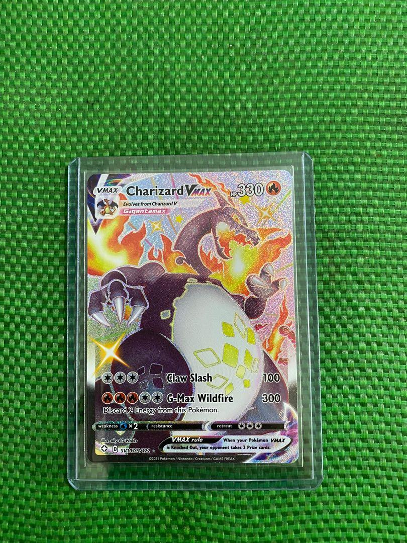 Pokemon Cards Tcg Shining Fates Champions Path Charizard Vmax Shiny And Rainbow Hyper Rare New Hobbies Toys Toys Games On Carousell