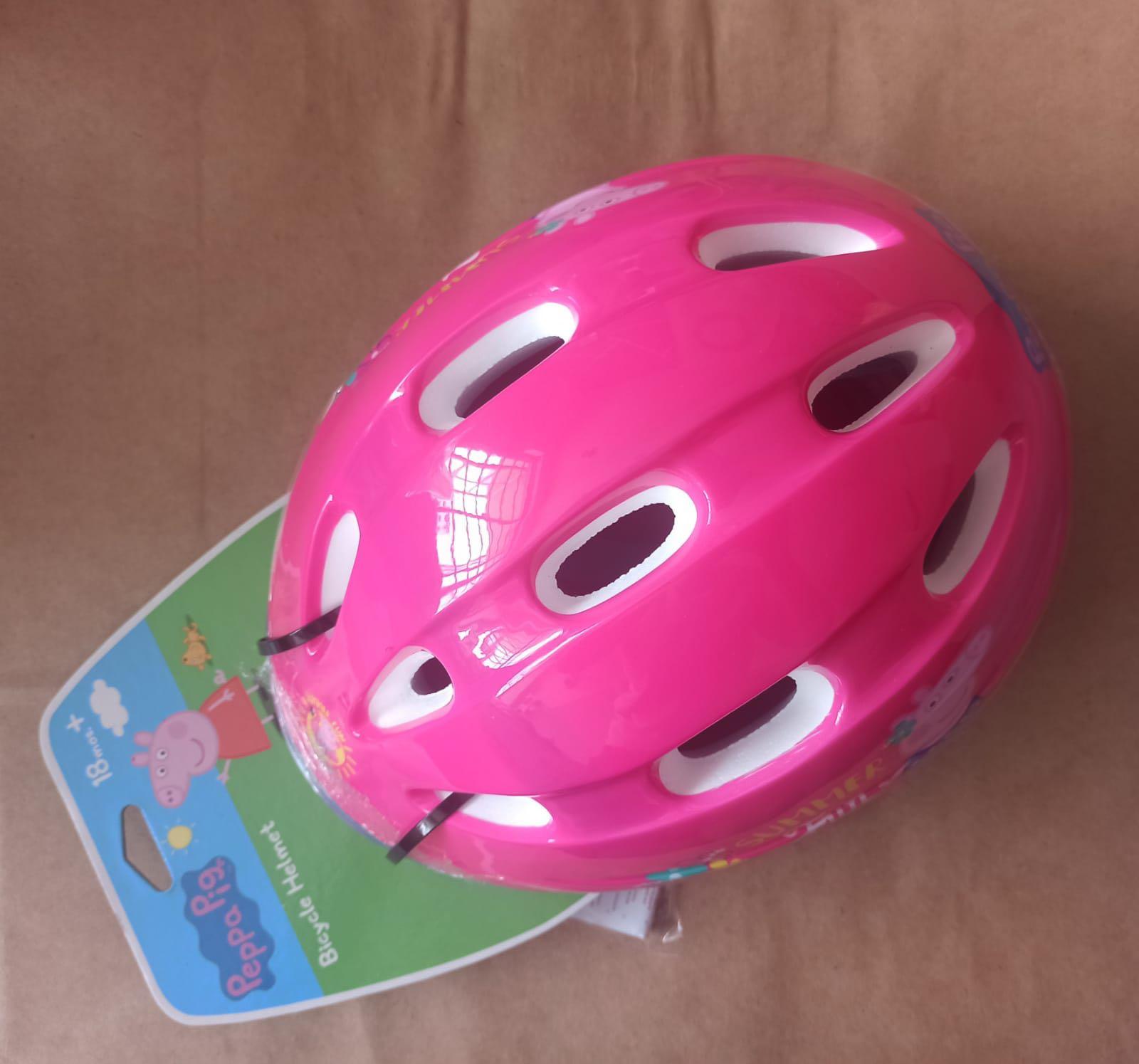 Peppa pig helmet and knee pads best sale