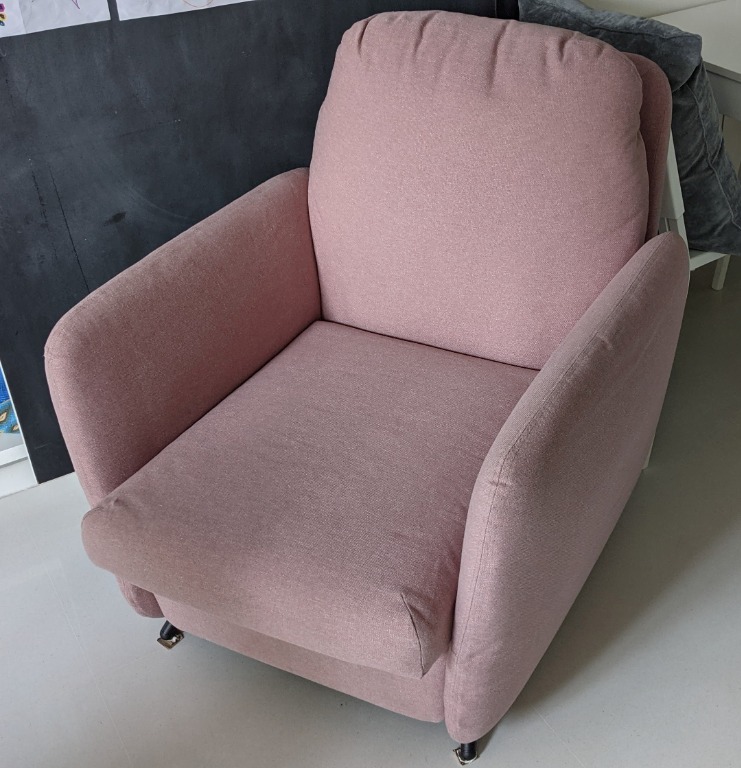 Ikea pink recliner clearance