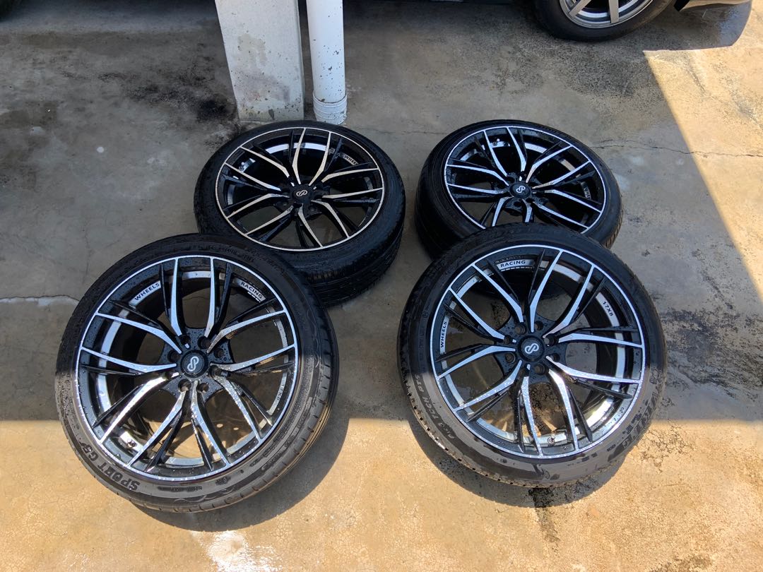 Rim ENKEI 17/8jj ET 35, Auto Accessories on Carousell