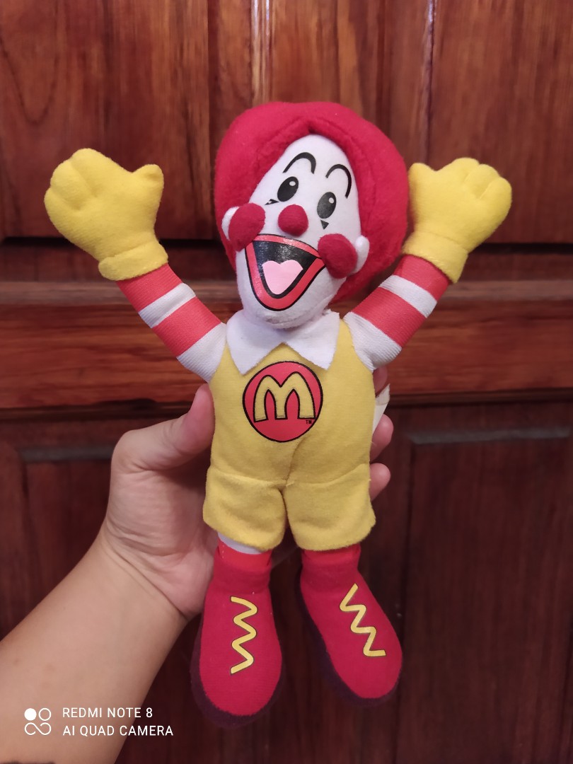 Ronald 2024 mcdonald plush