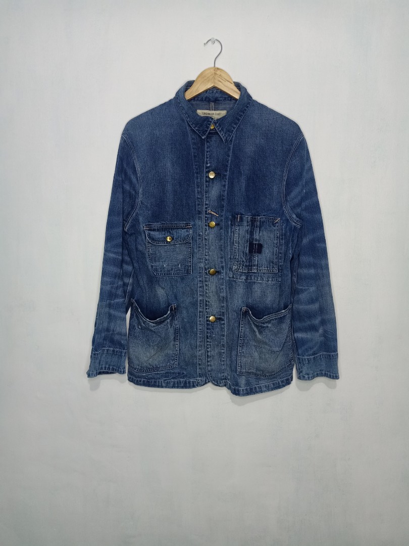 RRL Double RL Denim Engineer Coat 