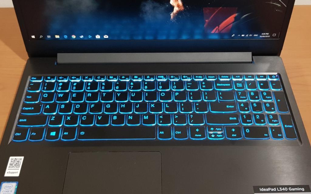 Lenovo ideapad l340 top gaming keyboard light