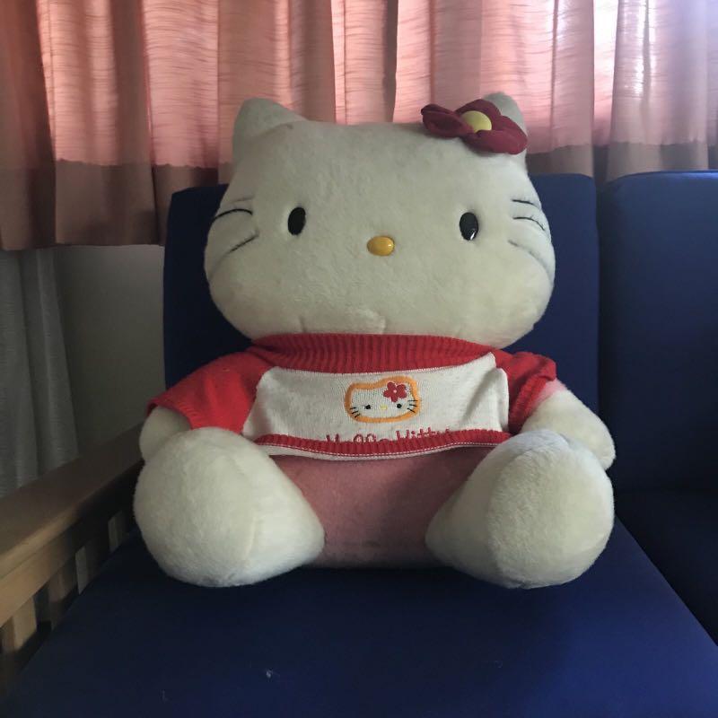 Extra large hello kitty plush top