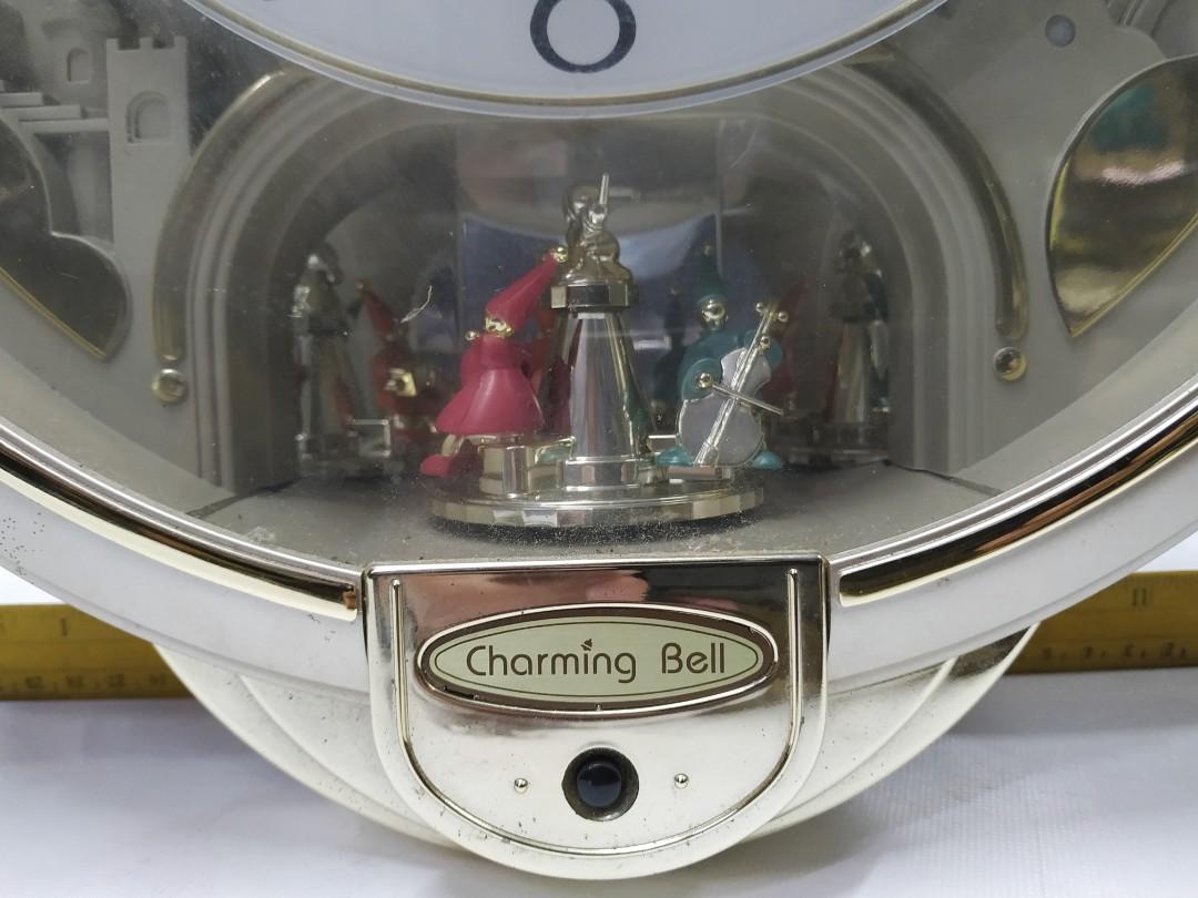 SEIKO CHARMING BELL MELODIES MUSICAL WALL CLOCK Animated Men s