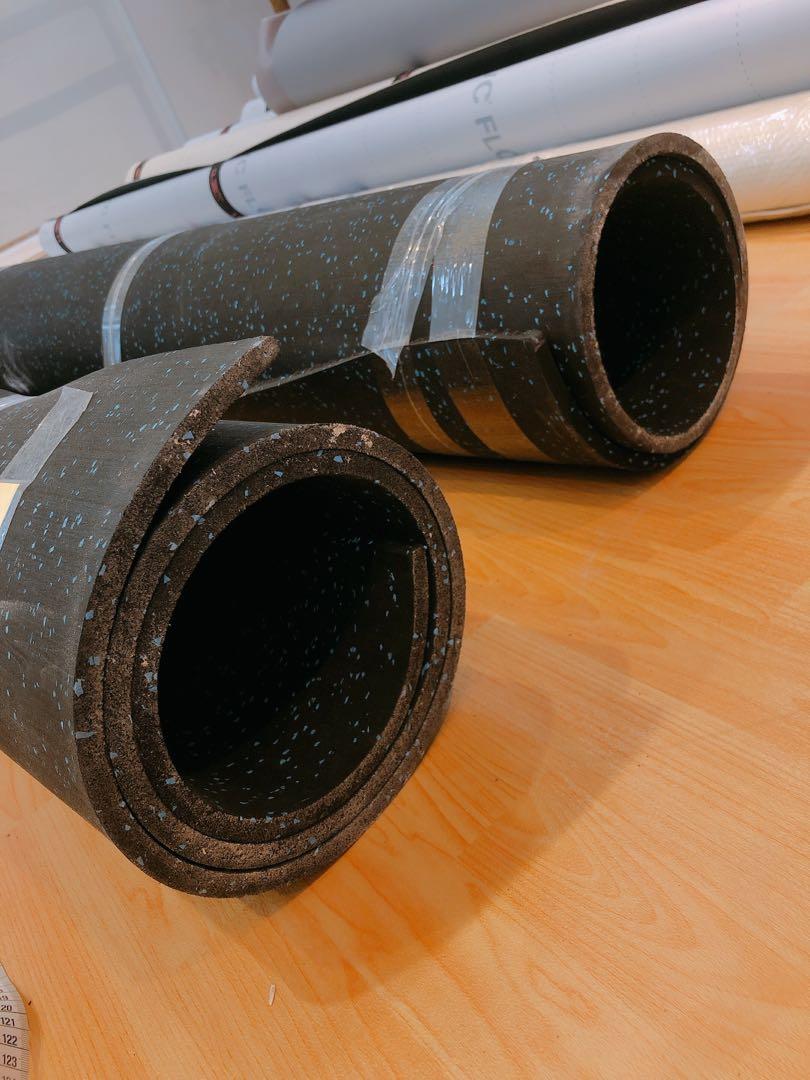 Soundproof Gym Mat Absorbs Shock, Sports Equipment, Exercise & Fitness