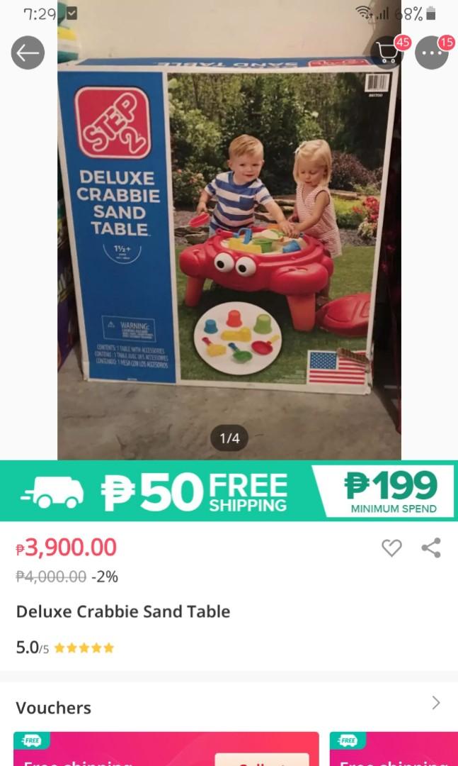 Deluxe crabbie outlet sand table