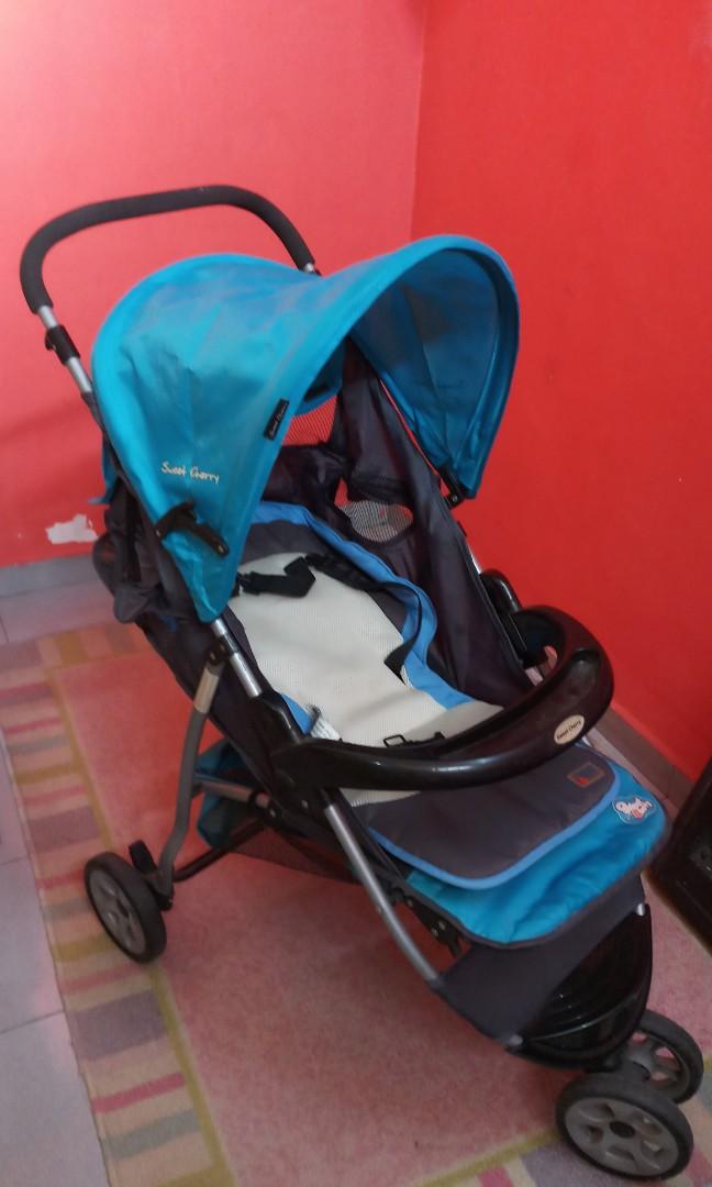 Baby stroller sweet cherry top